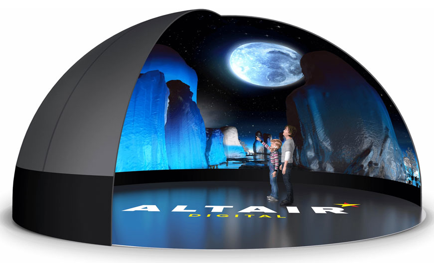 Altair inflatable planetarium