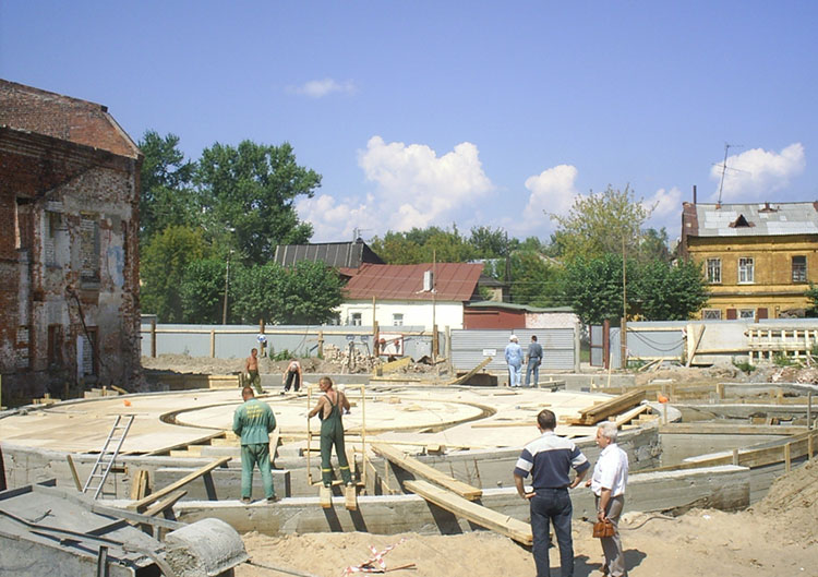 Planetarium construction site