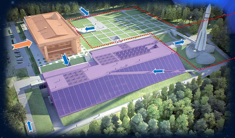 Cosmonautics museum plan