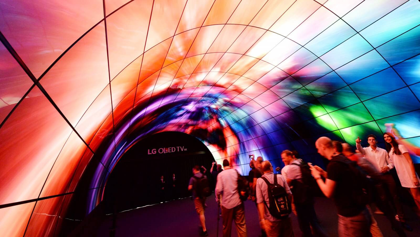 OLED tunnel visitors