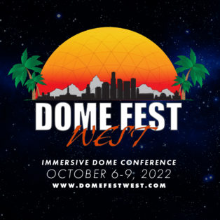 Dome Fest West 2022 img logo fulldome event Dome Fest West 2022