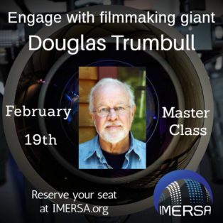 IMERSA Master Class: Douglas H. Trumbull img logo fulldome event Engage with filmmaking giant Douglas H. Trumbull IMERSA Master Class
