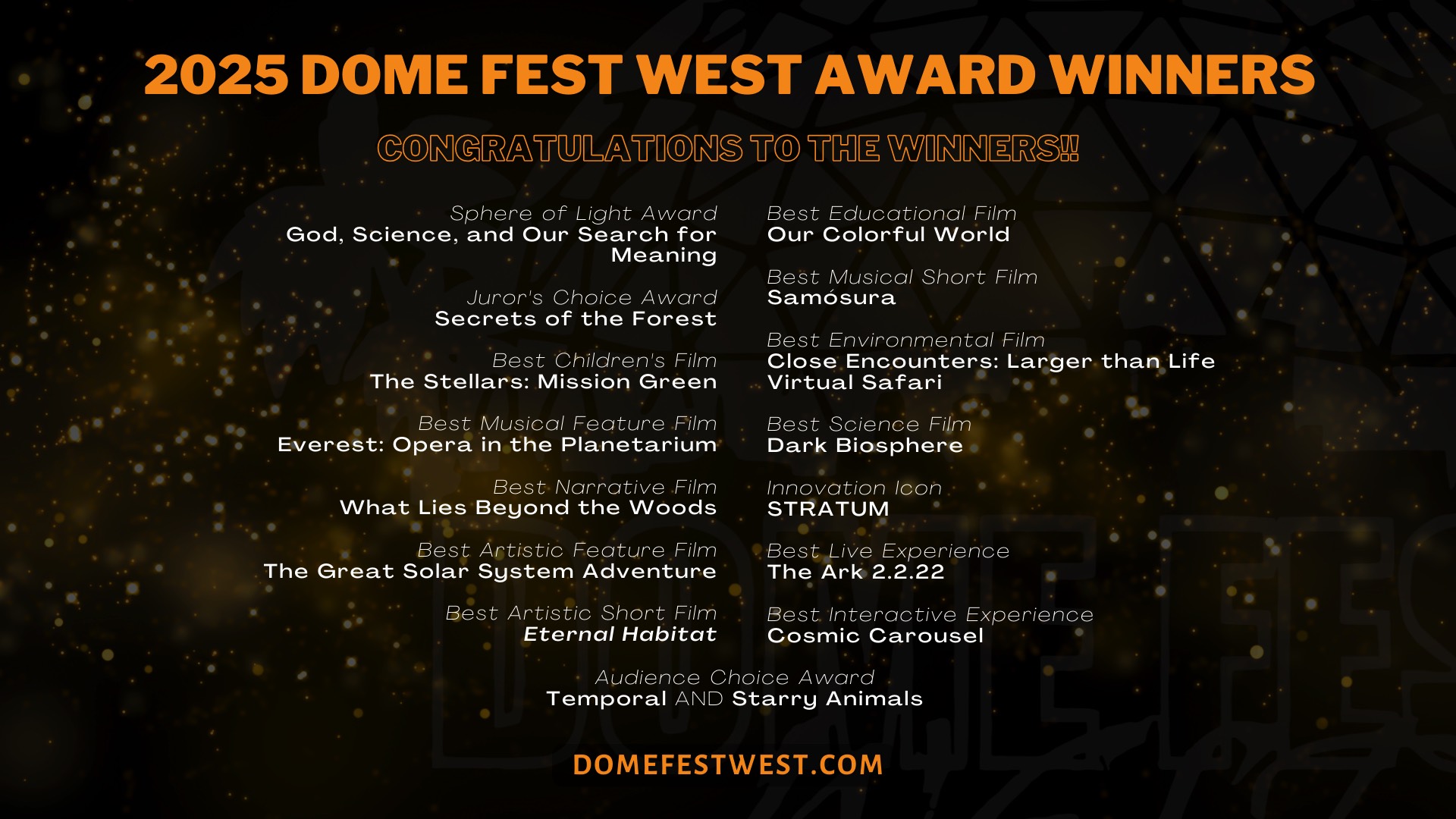 img news fulldome dome-fest-west-2025-wrap-up-award-winners-and-festival-highlights