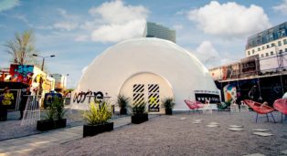 img news fulldome First geodesic dome in Berlin for 360° events.
