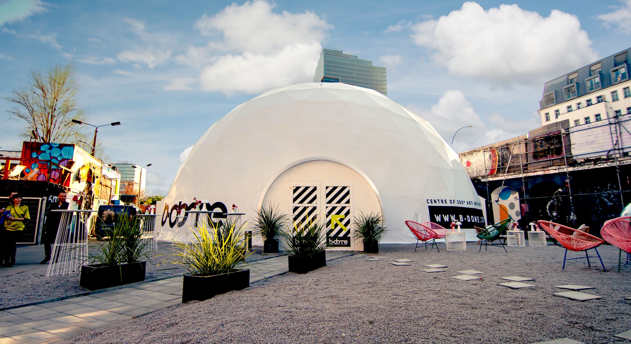 img news fulldome First geodesic dome in Berlin for 360° events.