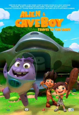 Alien & Caveboy – Travel to the Light img poster fulldome show Alien & Caveboy - Travel to the Light