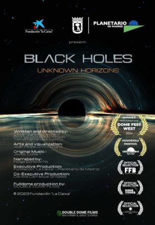 img poster fulldome show Black Holes: Unknown Horizons