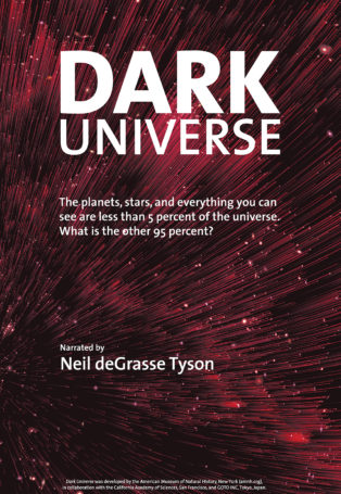 Dark Universe img poster fulldome show Dark Universe