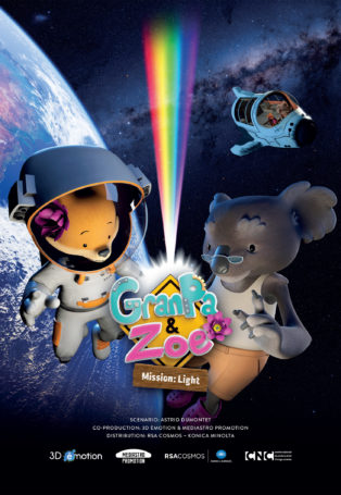 Granpa & Zoe: Mission Light img poster fulldome show Granpa & Zoe: Mission Light