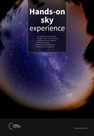 img poster fulldome show Hands-on sky experience