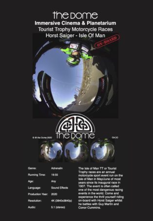 img poster fulldome show horst-saiger-on-board-tt-lap