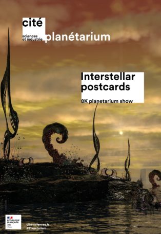 img poster fulldome show Interstellar postcards