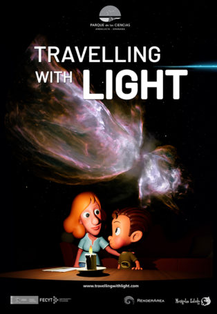 img poster fulldome show TRAVELLING WITH LIGHT