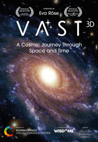 img poster fulldome show VAST 3D - A Cosmic Journey Through Space and Time